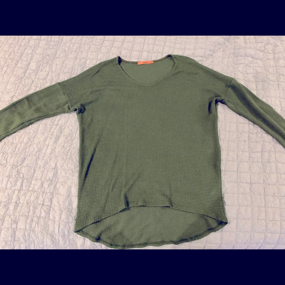 Madeline long-sleeve woven top